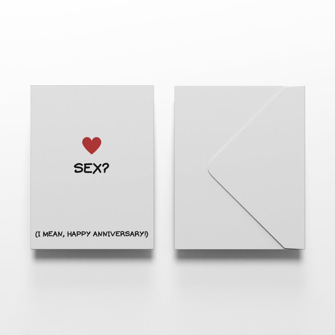 Drunk Desires Anniversary Card